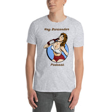 Load image into Gallery viewer, Pin-Up "Hey Bartender Podcast' Short-Sleeve Unisex T-Shirt